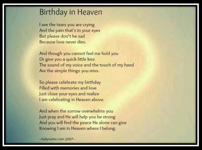 Birthday In Heaven