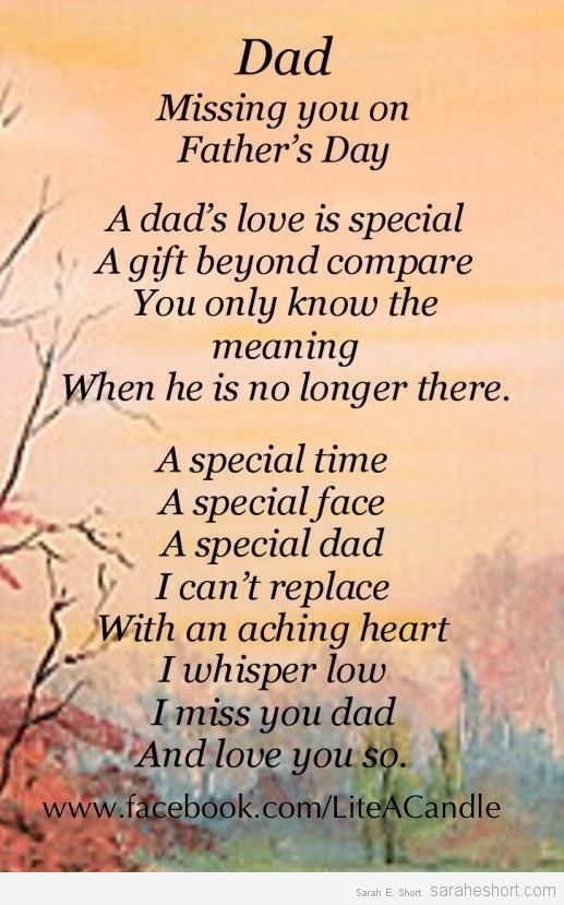  HAPPY FATHER'S DAY DAD! WE LOVE AND MISS YOU!